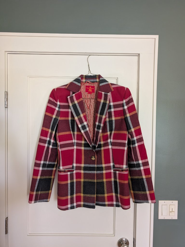 Vivienne Westwood Red Label Plaid Blazer